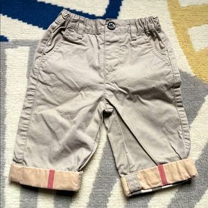 Burberry 6 mo pants